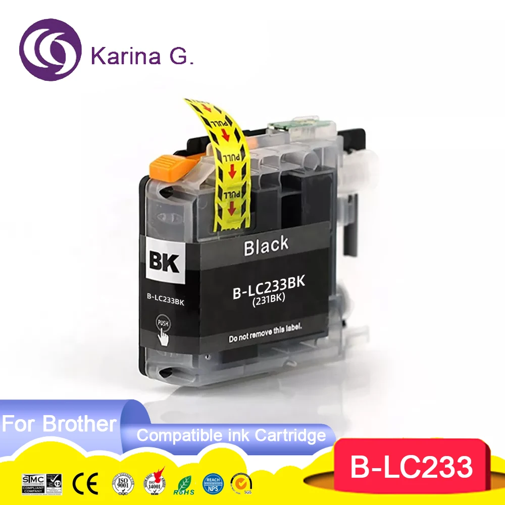 LC233 LC 233 231 LC231 Premium Color Compatible Ink Cartridge for MFC-J5720/J41