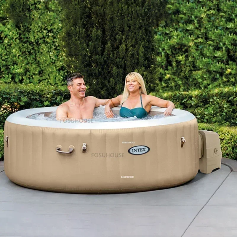 Creative Massage Design Bathtub Whirlpool Folding Bathtub Inflatable Spa Baths And Sauna Household Portable Whirlpool