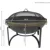 Sunnydaze 26-Inch Steel Wood-Burning Outdoor Fire Pit Bowl with Spark Screen, Log Grate, and Poker 3 Sunnydaze 26-Inch Steel Wood-Burning Outdoor Fire Pit Bowl with Spark Screen, Log Grate, and Poker 3