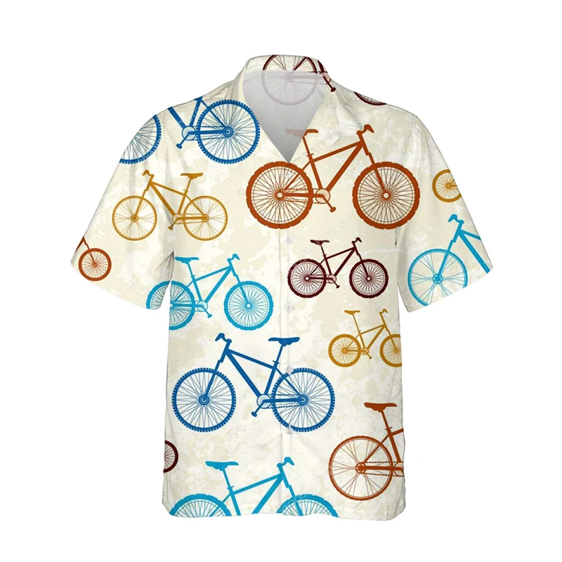 

Men's Loose Rider Party Shirts Beach Vacation Hawaiian Short Sleeve Shirts 3D Floral Coco Pattern Street Tops Clothing 2024 Top