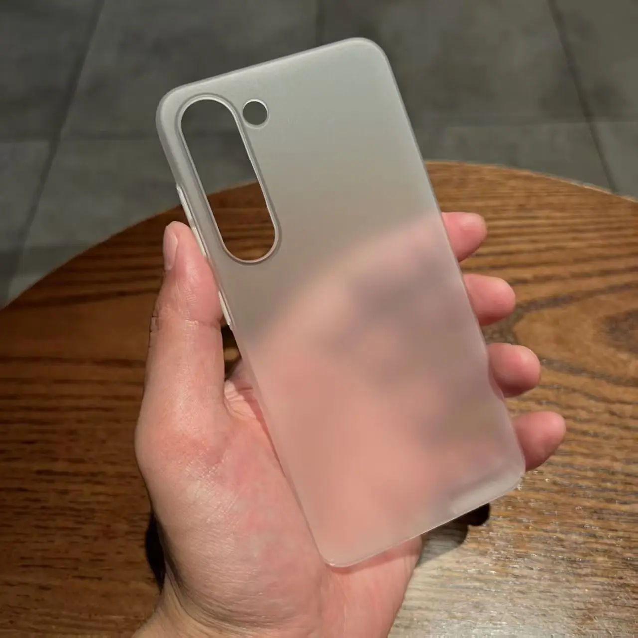 Ultra Thin Soft TPU Clear Matte Slim Cover Case