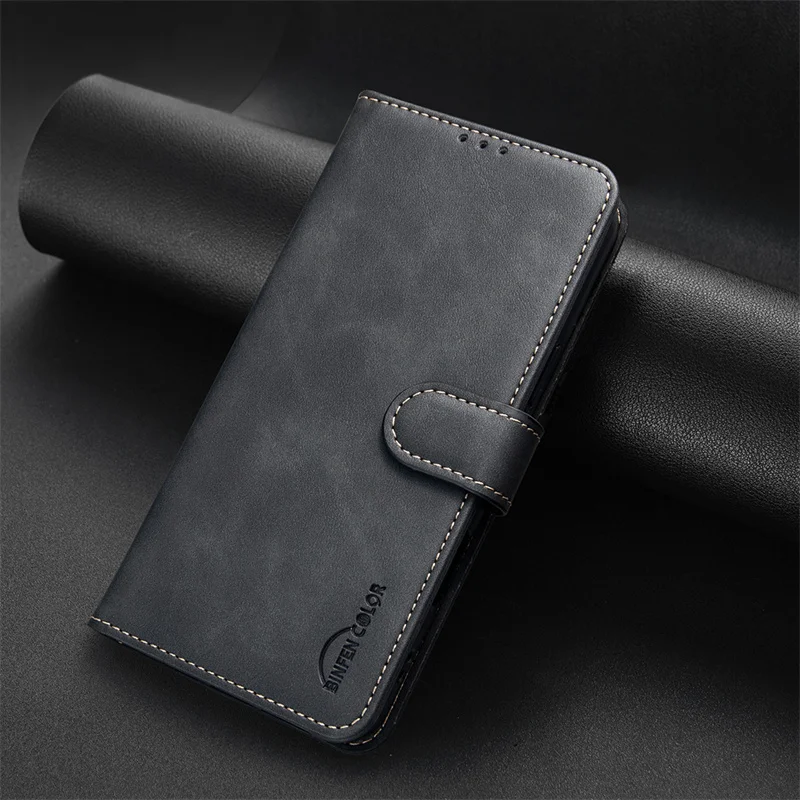Leather Wallet Flip Phone Case - Stylish and Durable Protection