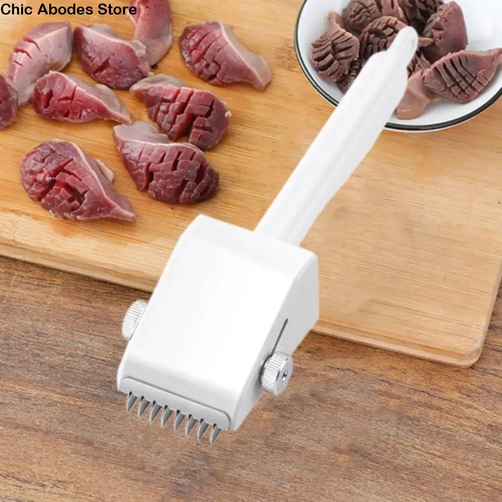 Portable Squid Flower Cutter Adjustable Depth Stainless Steel Cuttlefish Cutter Household White Pig Skin Chicken Home