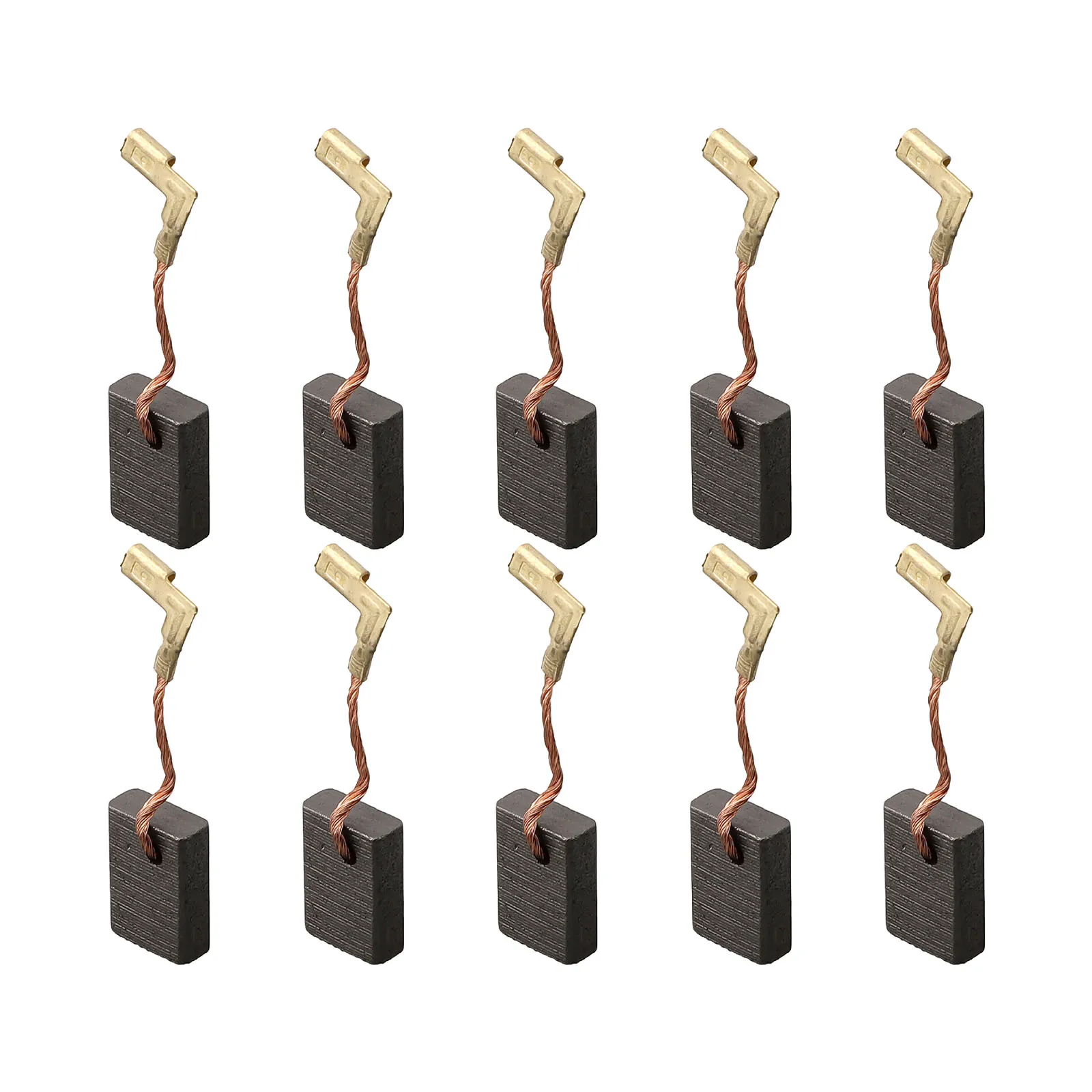 

10 шт., сменные угольные щетки для CB330, CB318, CB325, 9553NB, 9554NB, 9555NB, 16X11X5 мм