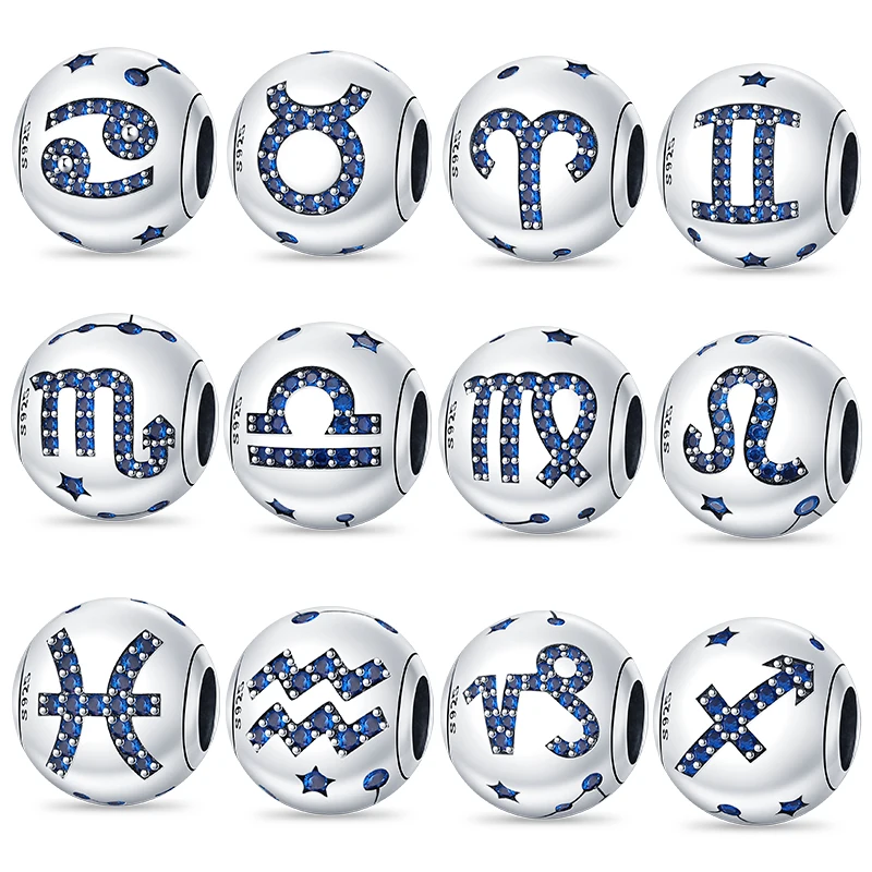 

Новинка 925, бусины с двенадцатью звездами, искусственные серебряные бусины-шармы, подходят для оригинального браслета Пандоры, платформа De Ley, ювелирные изделия, подвески «сделай сам»