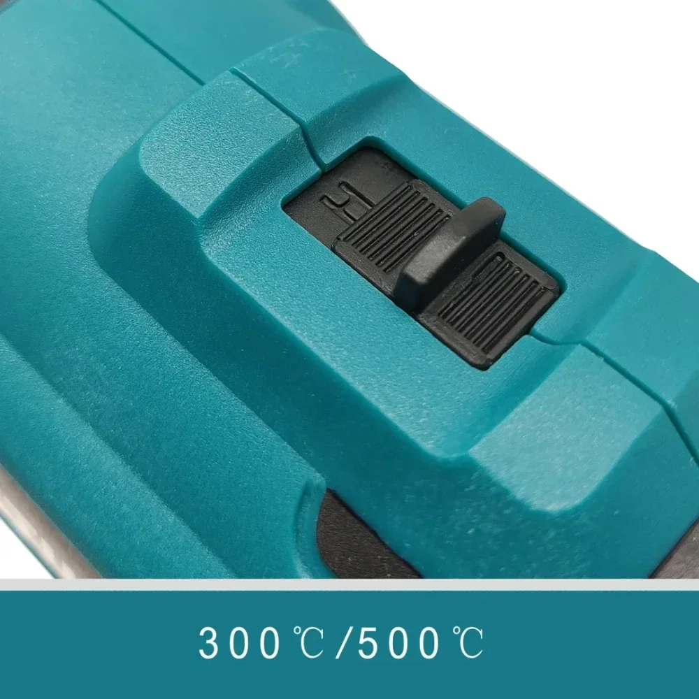 21V Cordless Heat Gun Portable Handheld Heavy Duty Electric Hot Air Gun Power Tools With 3 Nozzles For Makita 18v Battery 5