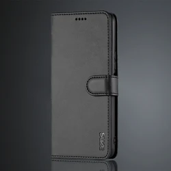 Cartera con tarjetero de cuero PU premium - Funda flip elegante para teléfono