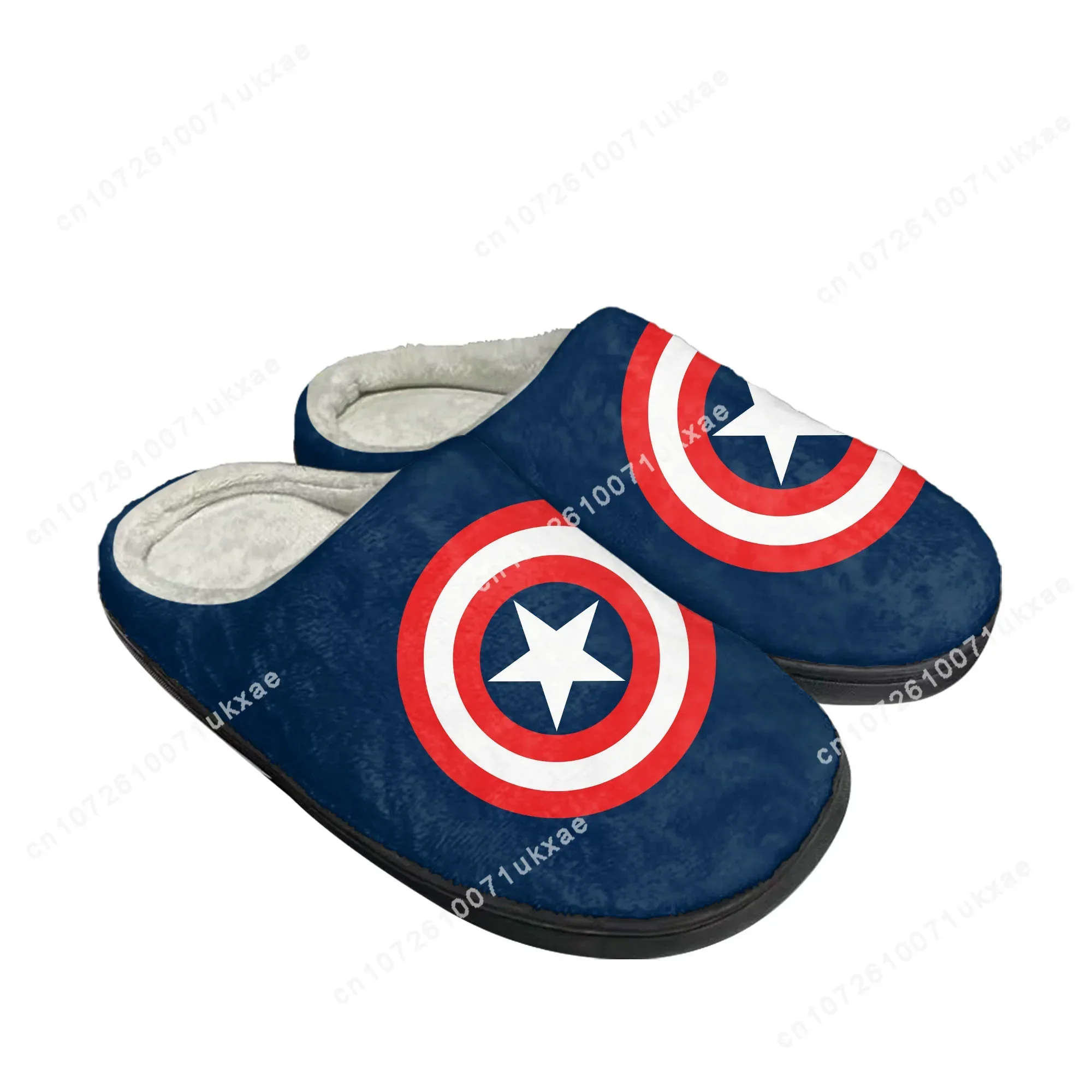 Schinelo Home Cotton Custom Slippers Mens Womens Sandals Plush Pentagram Shield Cartoon Casual Keep Warm Shoes Thermal Slipper