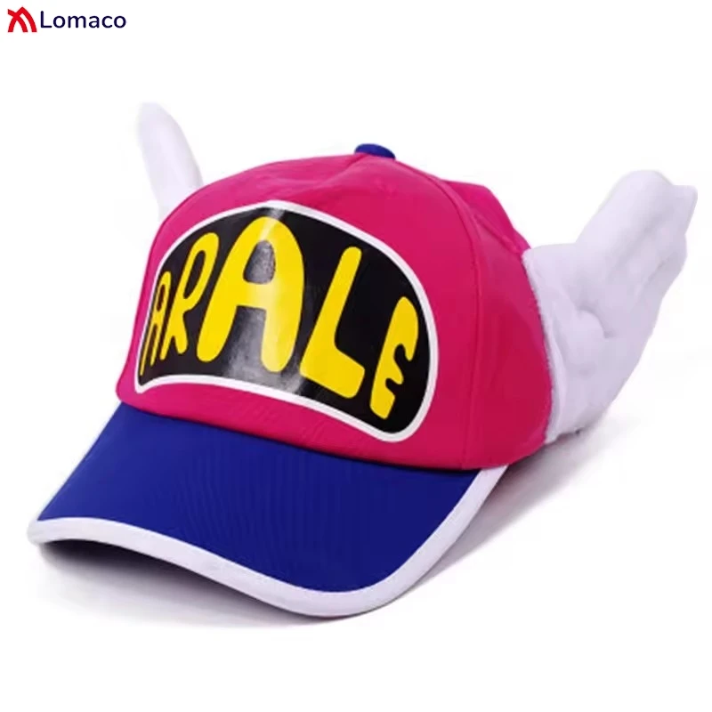 Kids / Adults Anime Dr.Slump Arale Hat Angel Wings Cosplay Hats Baseball Cap Cotton / Mesh Caps 2