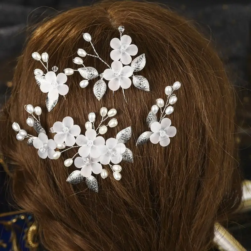 Pack Of 15 Wedding Hair Accessories Set UShape Hair Clip Side Pin With Pearls And Rhinestones For Bride And Bridesmaid 964A