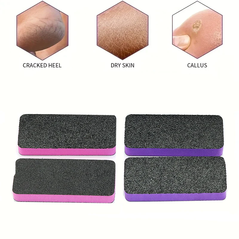 5 Pcs Black Sand Buffing Blocks - Nail Art Tools