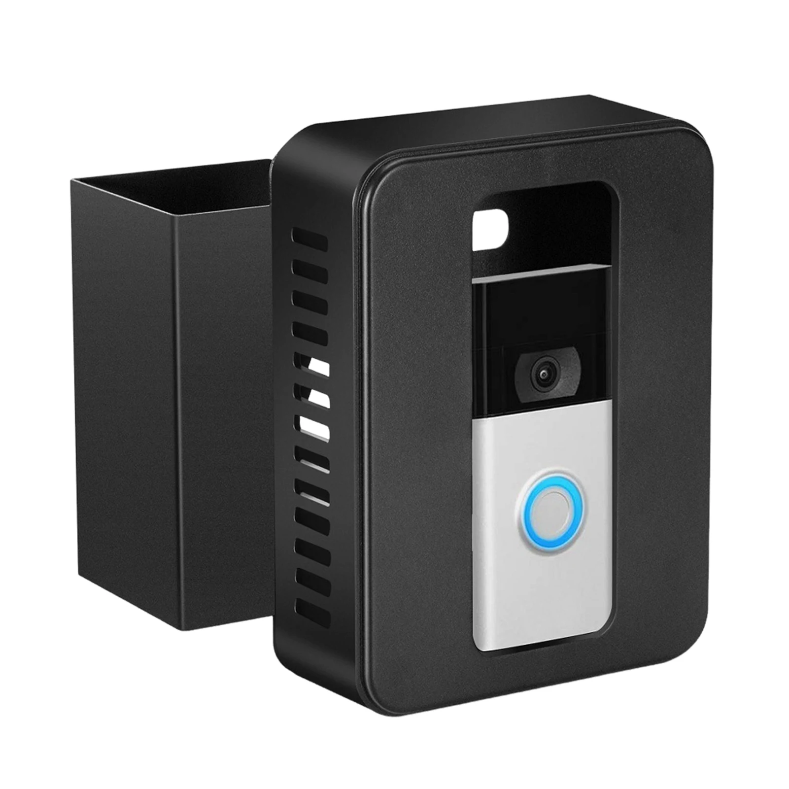 Outdoor Doorbell Waterproof Cover Drill Ring Doorbell Mount Waterproof Intercom Parts Anti-theft Door