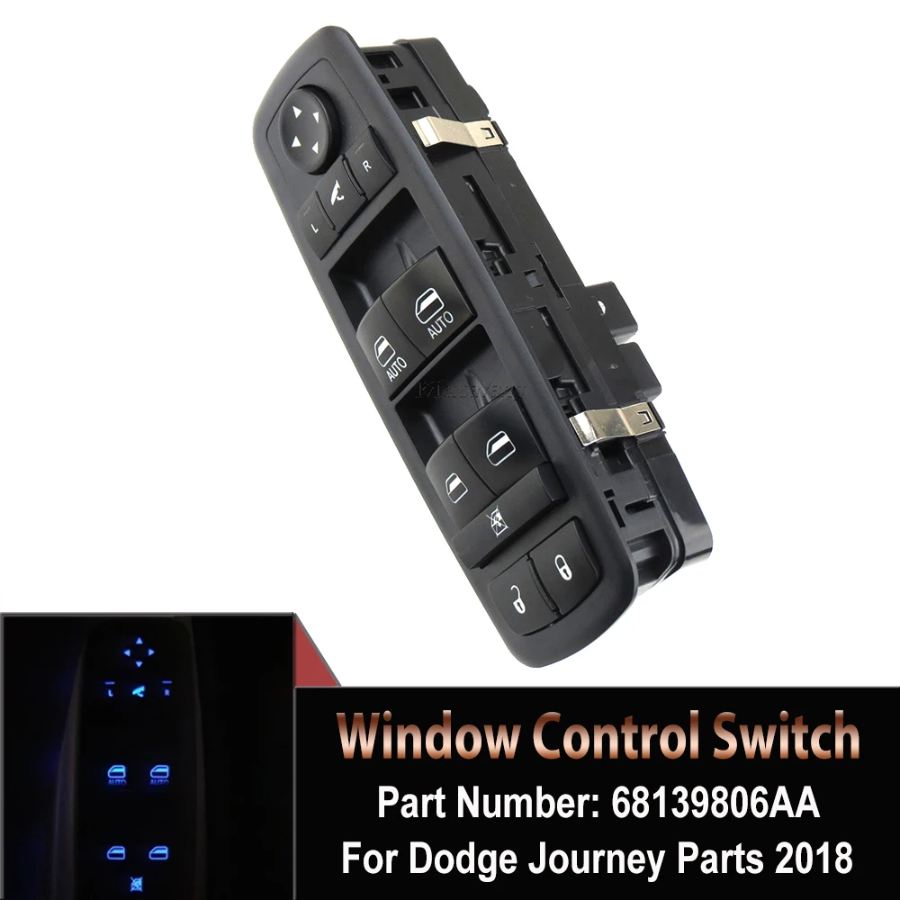 

Переключатель переднего левого стекла для Dodge Journey 2018 68139806AA 68139806AB 68139806AC для Chrysler 300 2015