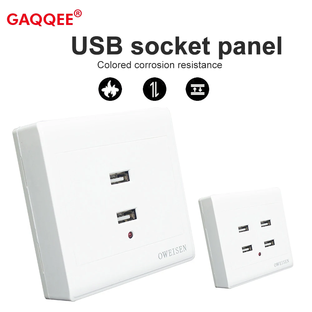 Toma de corriente con 2 4 puertos USB estaci n de carga de montaje en toma-de-corriente-con-2-4-puertos-usb-estaci-n-de-carga-de-montaje-en