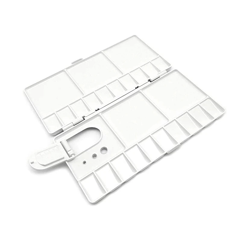 25 Grids Folding Watercolor Palette Art Painting Supplies