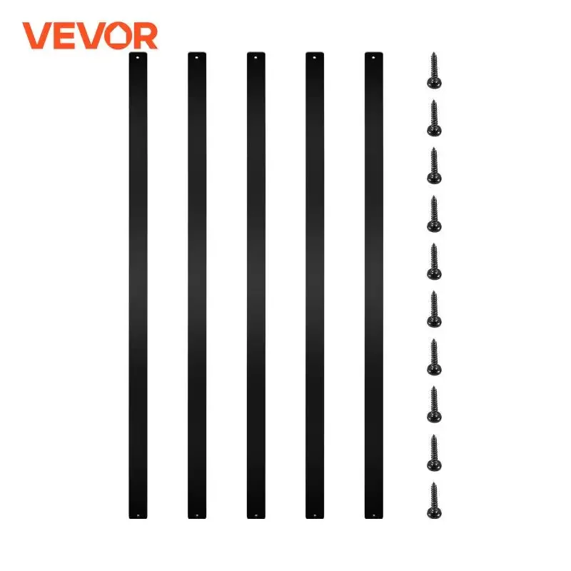 VEVOR Deck Balusters Metal Deck Spindles 16/51/26/101/61/76 Pack 29.5"/ 32.25" /26 inch/32 inch/36 inch Aluminum Alloy Railing