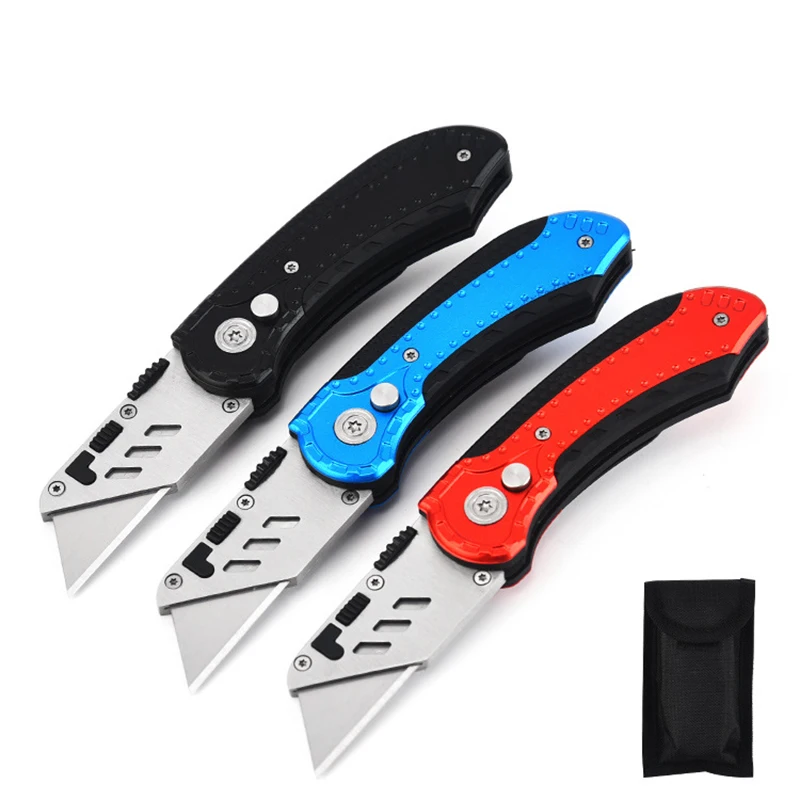 

Portable Stainless Steel Utility Knife Multifunctional Art Knife Wallpaper Cutter Paper