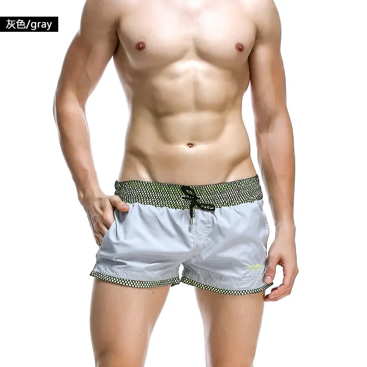 SEOBEAN Herren Schnelltrocknende Badeshorts Niedrige Taille Strand-Boardshorts Lässige Sport-Laufshorts – Detail 15