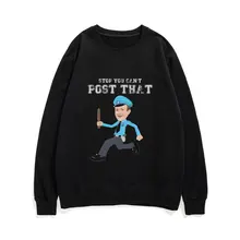 

Stop You Cant Post That Letter Logo Print Sweatshirt Mark Zuckerberg Meme Essential Pullover Tops Men Women Creative Sweatshirts