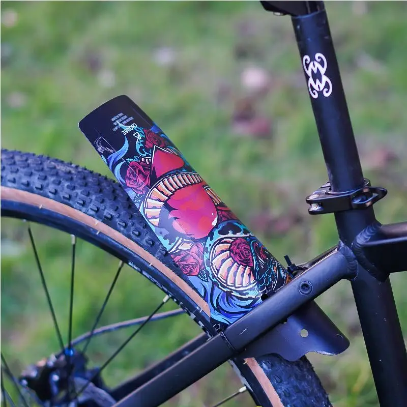 CHOOEE Fahrrad Kotflügel Mountain Road Bike Kotflügel MTB Kotflügel Universal Vorne + Hinten Kotflügel – Detail 11