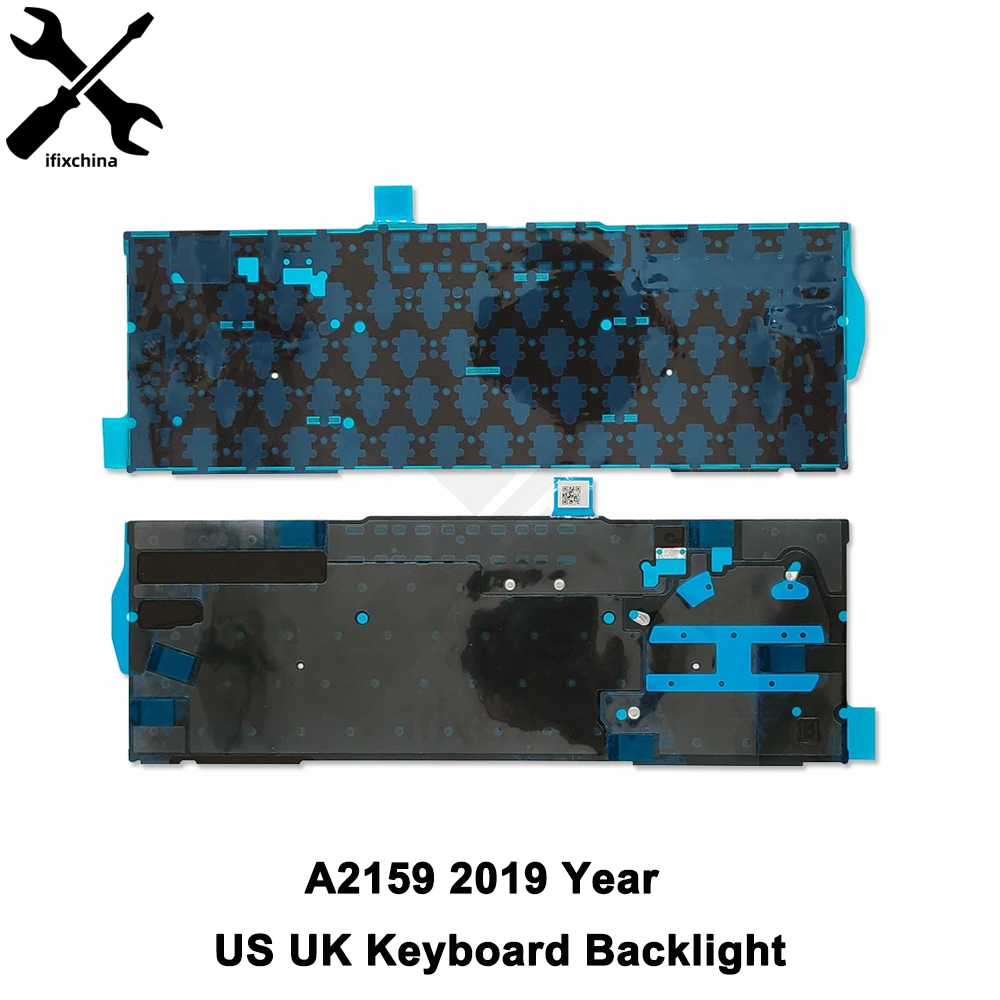Nuova Retroilluminazione Della Tastiera A2159 Per Macbook Pro 13 "A2159 Copertura Del Foglio Di Retroilluminazione Della Tastiera Usa Uk 2019