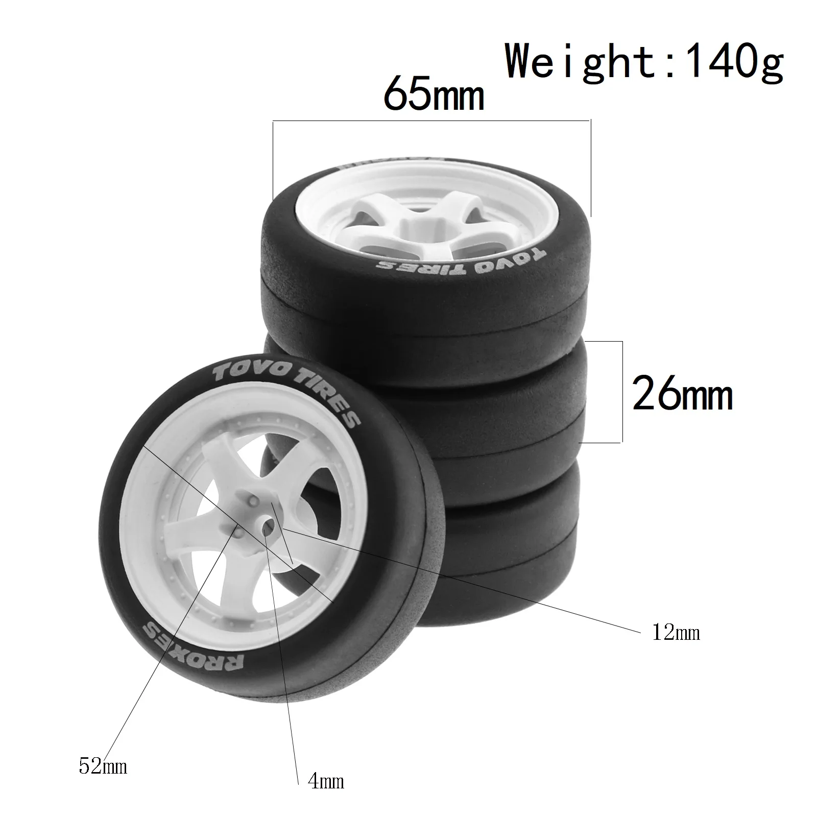 Typical weights by racing category