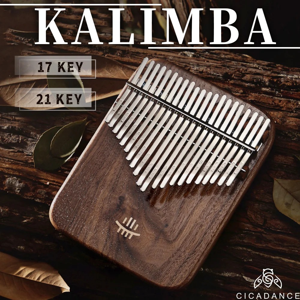 

Kalimba 17/21 клавиша Calimba плоская доска большой палец пианино черная клавиатура ореховая Музыкальные инструменты с искусственным звукоснимателем профессиональный инструмент
