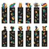 12PCS Bookmark Scratch Paper DIY Children Painting Toys Puzzle Early Education Toys Kids Birthday Gift Scratch Painting TMZ 5