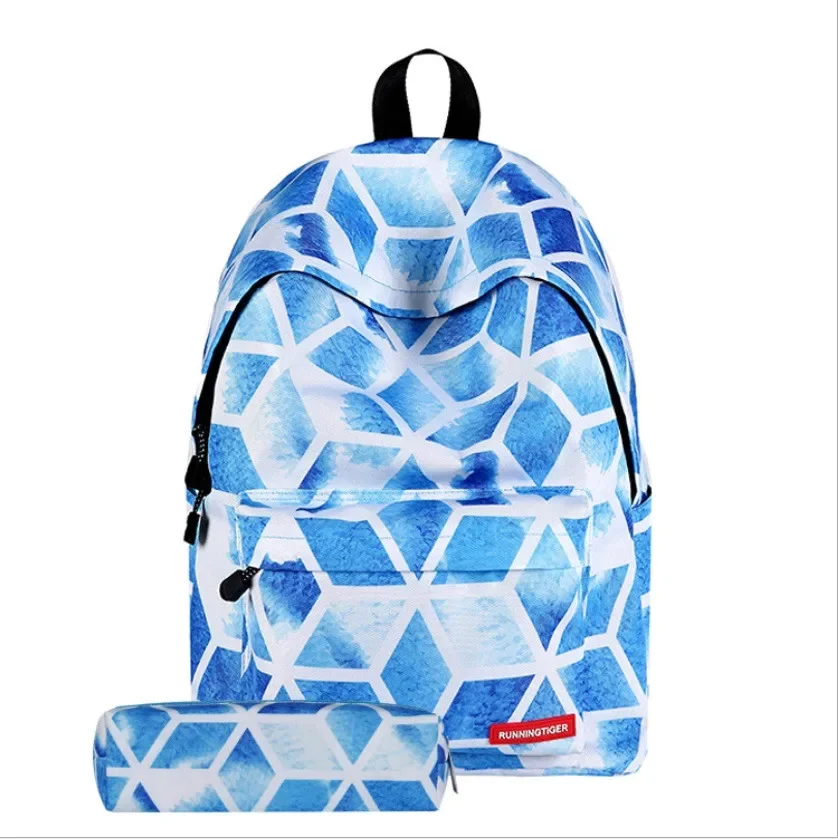 2024 New Rendy Women Stars Universe Space Printing Backpack School Book Backpacks Stars Bag Mochila Feminina