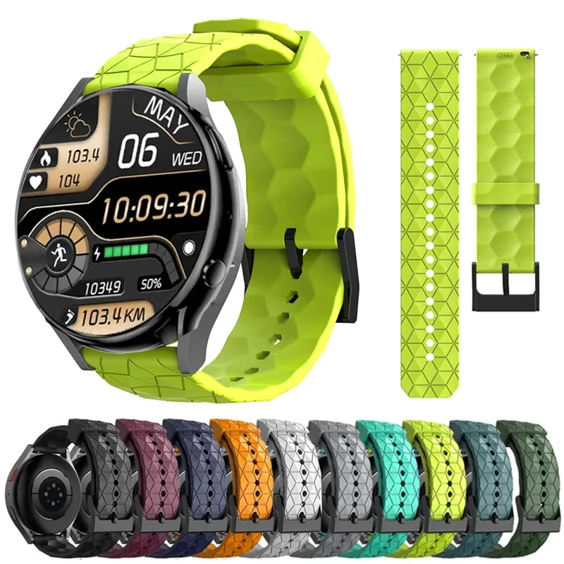 

22mm Watchband for KUMI GW5 Swim Strap Smart Watch Silicone Soft Breathable Sports Bracele