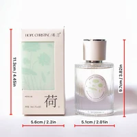 Parfum Lotus Frais, senteur florale-boisée longue durée avec l'arôme de la sérénité orientale du lotus, du jasmin et du cèdre pour femmes 50ML 6