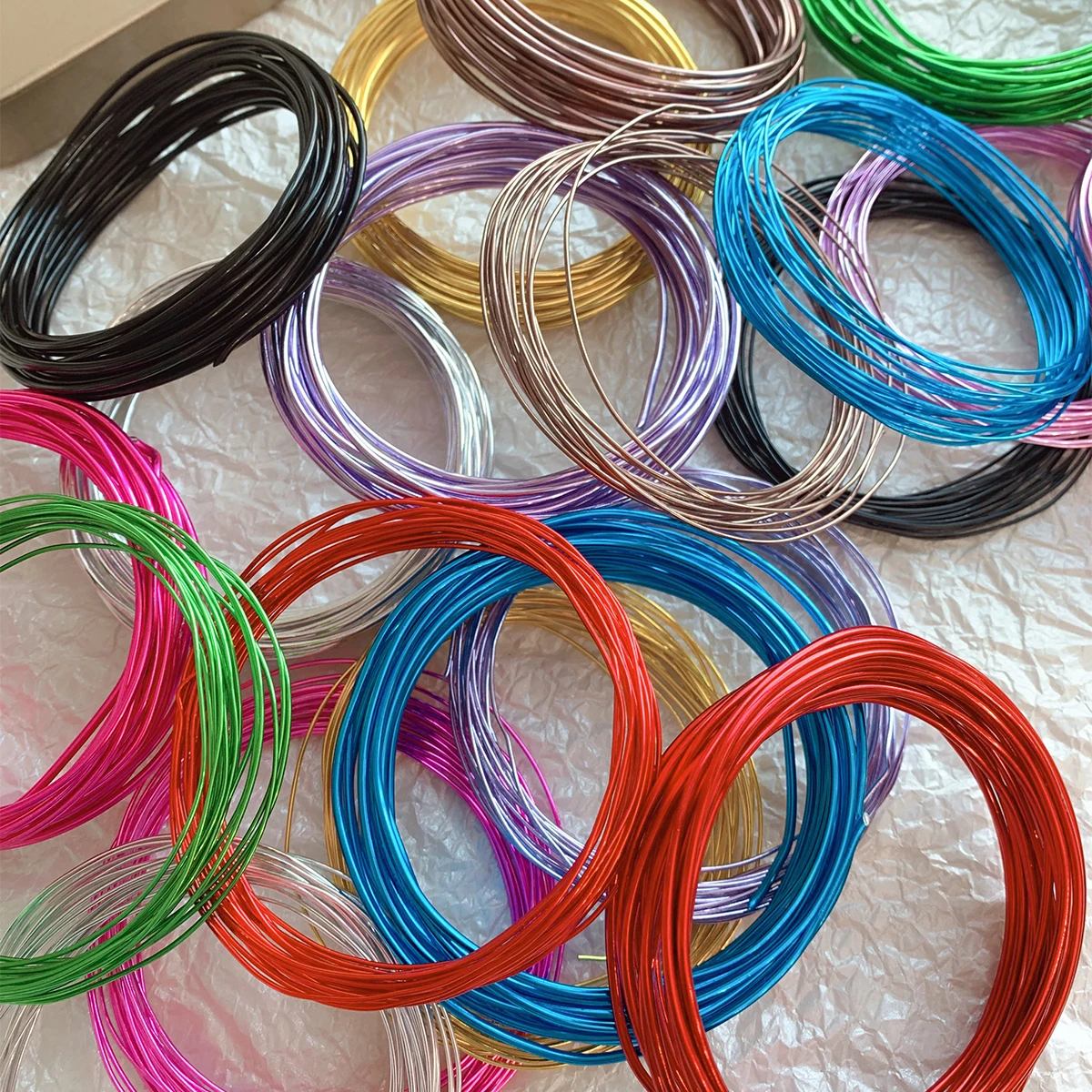 New colored metal aluminum wire nail art tools, handmade, non fading, sturdy and flexible nail accessories wholesale 6