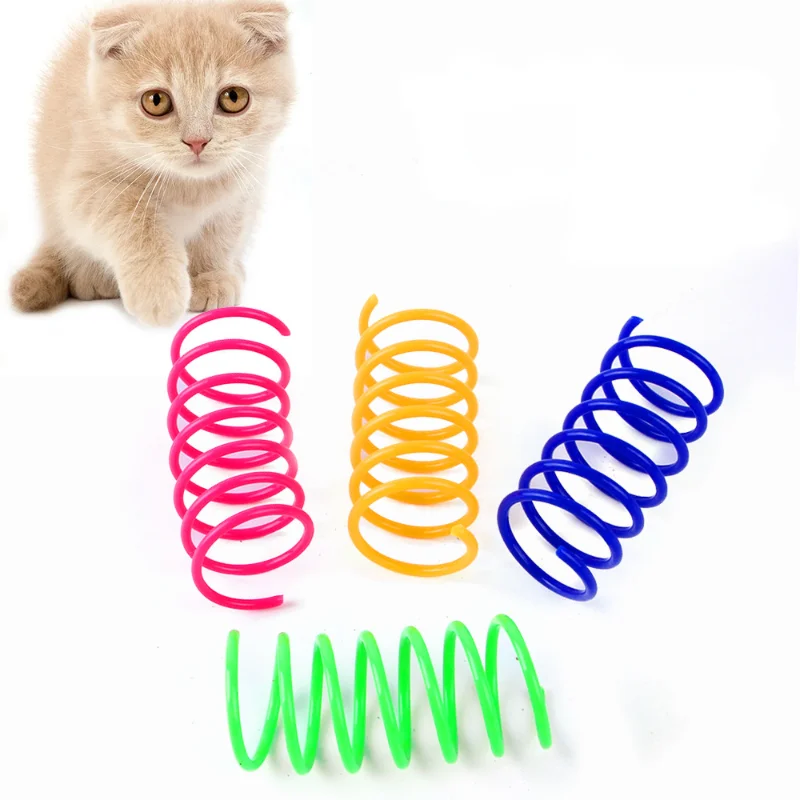 Cattoyswidedurableheavygaugecatspringtoyssmallcattoyscolor