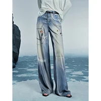TOYOUTH Women Denim Jean 2025 Spring New Long Pants 8518053 - Image 3