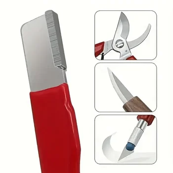 Portable knife sharpener Garden scissors Kitchen knife Mouth sharpener Scraper Edge trimmer Edge scraper 2 Portable knife sharpener Garden scissors Kitchen knife Mouth sharpener Scraper Edge trimmer Edge scraper 2