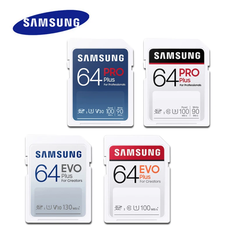 SAMSUNGMemoryCard32GB64GBEVOPlusSDCardForCreators128GB256GB160MBsHigh.jpg