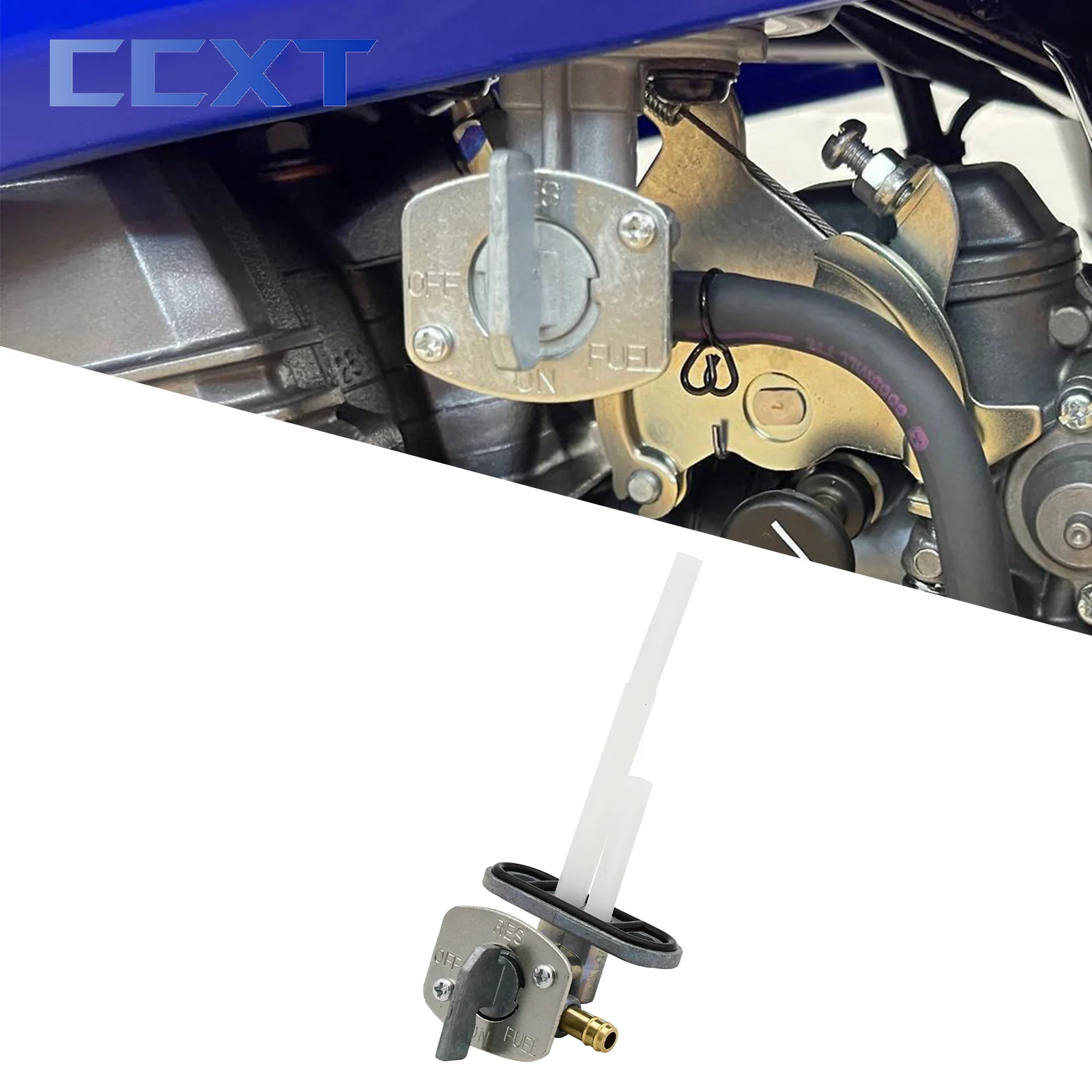 Motorcycle Gas Fuel Tank Switch Cock Tap Valve Petcock Yamaha TTR 90 125 230 250 WR450F WR426F WR400F WR250Z XT 225 600 600E motorcycle fuel switch