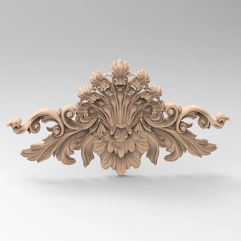35pcs Carved Corner Appliques Wood Carving File STL Model for CNC Router Artcam Aspire European Home Decoration Carving Woodwork