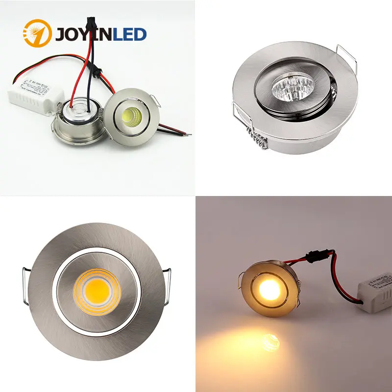 Factory 3W Micro Led Spot Light White Miniature Mini COB LED Downlights 3W  Small Recessed Spotlights Cob