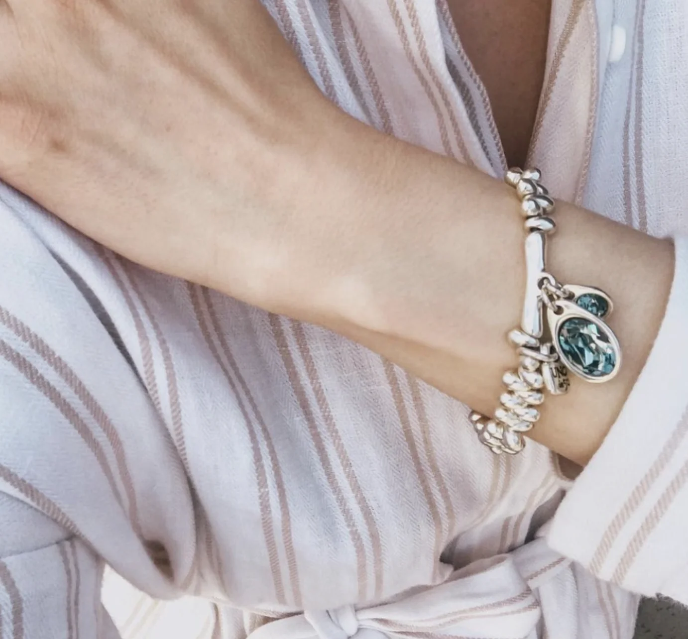 Yisheng Alloy Bead Bracelet, Silver Clasp, With Logo, Wholesale, New 2021, European Fashion Gift