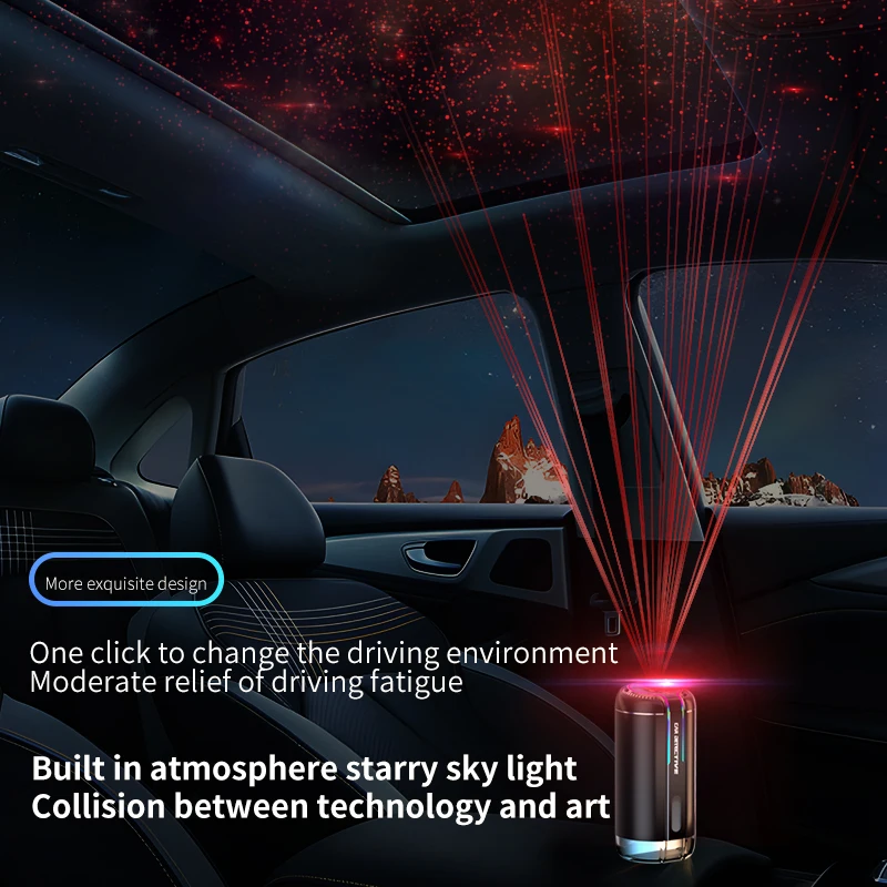 Car Humidifier Creative Romantic Hromatherapy Spray Aromatherapy Machine Colorful Star Lights Household Aromatherapy air humidifier
