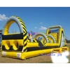 15x3m team work game inflatable obstacle course,giant commercial inflatable obstacle course rush race game bouncy slide 1