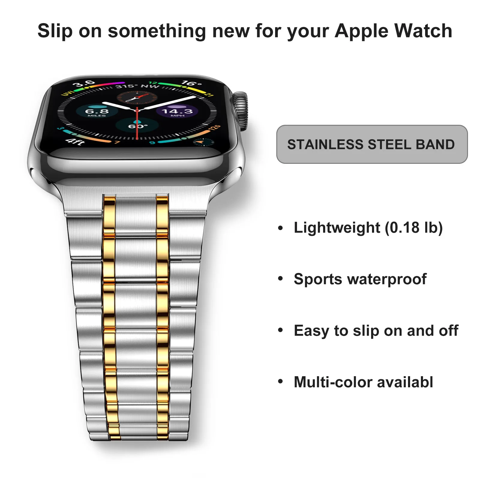 case+Strap for Apple watch Ultra band 44mm 40mm 45mm 41mm 42mm 38mm Metal Stainless Steel bracelet iWatch Series 3 5 6 SE 7 8