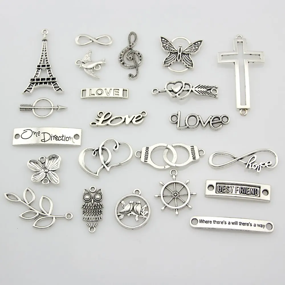 

25 шт./партия, подвески для браслета и ожерелья