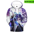 Homens e mulheres Gacha Life 3D Print Hoodies, moletom dos