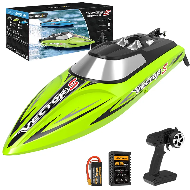 Orans Remote Control Boat Brushless 50km High-Speed Remote Control Speedboat Water Splashing Electric Remote Control Boat Kids 5
