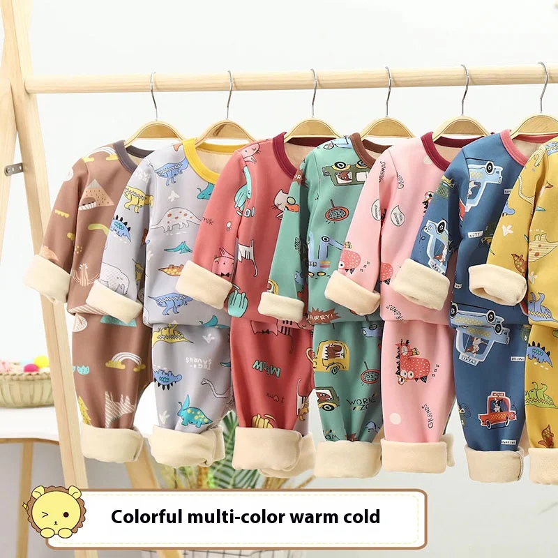 Kids Padded Long-Sleeve Underwear Set 1