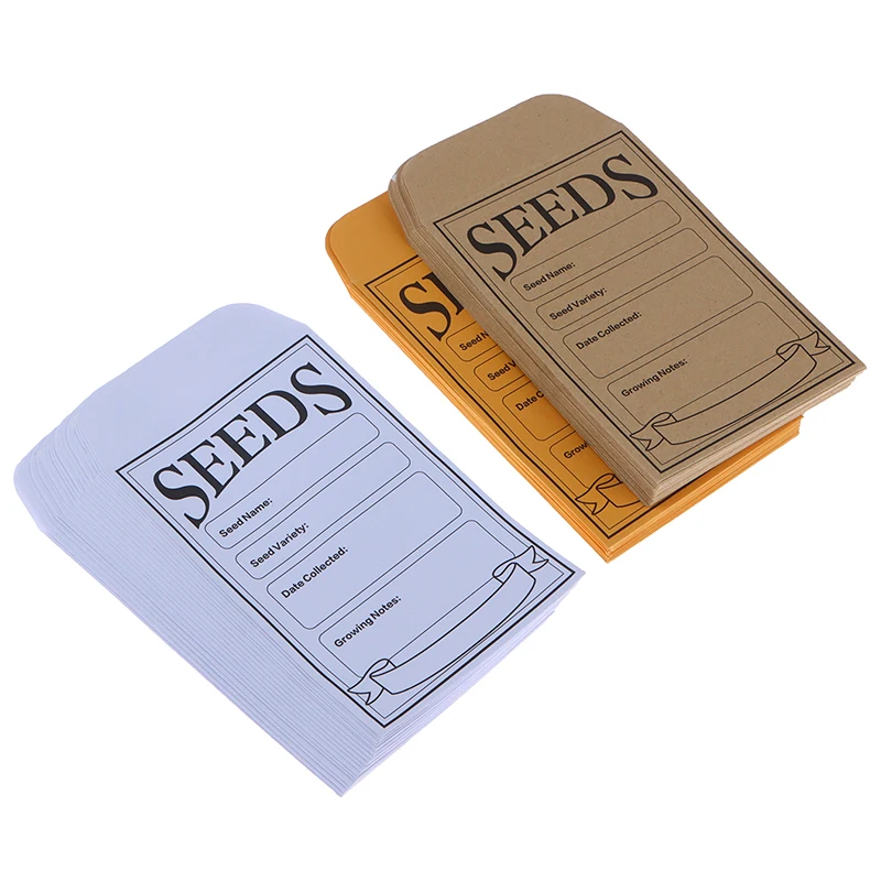 Kraft Paper Bag For Vegetable Seeds 20 Pcs seed storage bags