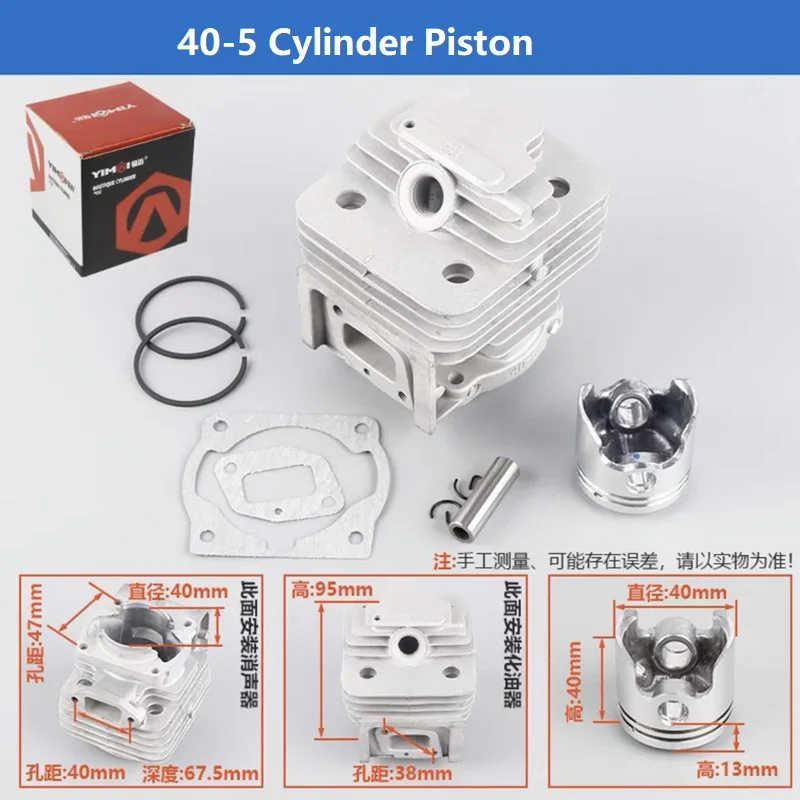 Kit Cilindro E Pistone Eosnow Per Decespugliatore MITSUBISHI TL52 BG520 Da 44 Mm 94496459