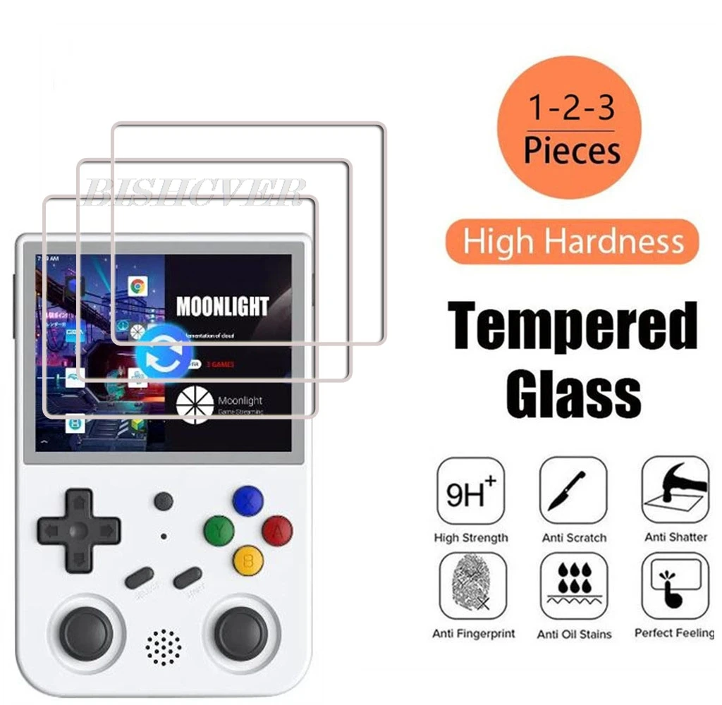 

Tempered Glass FOR Anbernic RG353V RG353VS 3.5" RG353VS Anbernic RG353VS Screen Protective Protector Phone Cover Film